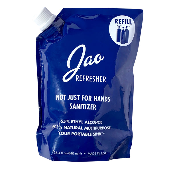NEW! Jao Brand Refresher/Sanitizer - Refill Pouch 28.4 oz - nat + sus/the shop