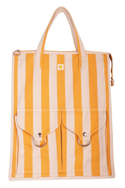 L.F. Markey Striped Beach Bag - Yellow or Red - nat + sus/the shop