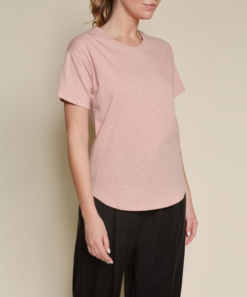 Fabina LA Slub Cotton Short Sleeve Tee - Multiple Colors - nat + sus/the shop