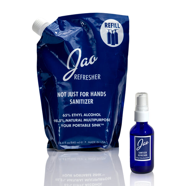 NEW! Jao Brand Refresher/Sanitizer - Refill Pouch 28.4 oz - nat + sus/the shop
